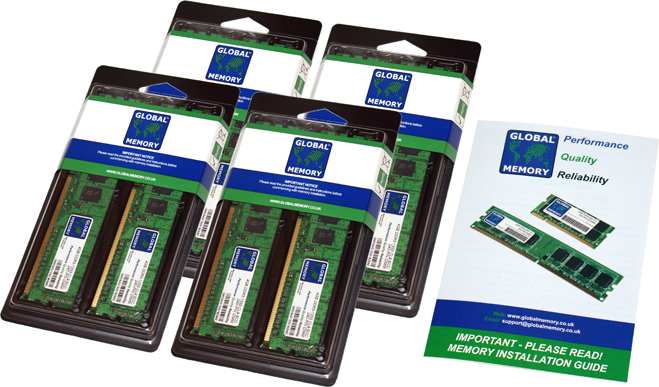 32GB (8 x 4GB) DDR3 1066MHz PC3-8500 240-PIN ECC DIMM (UDIMM) MEMORY RAM KIT FOR APPLE MAC PRO (2009 - MID 2010 - MID 2012)